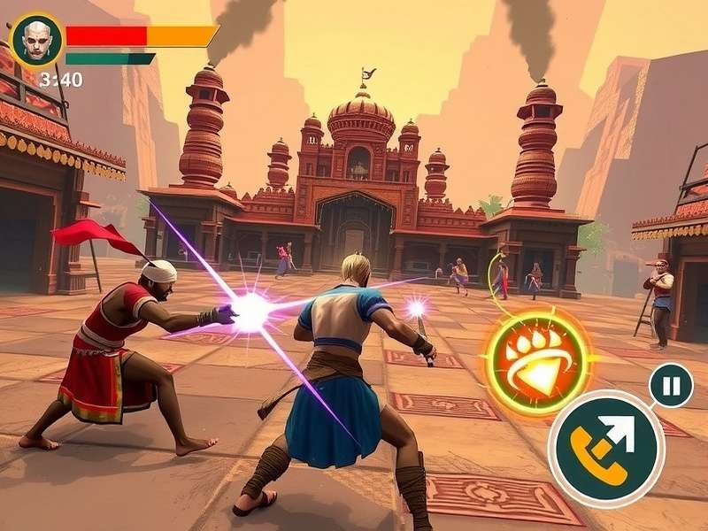 Divine Temple Warrior Indian festival event